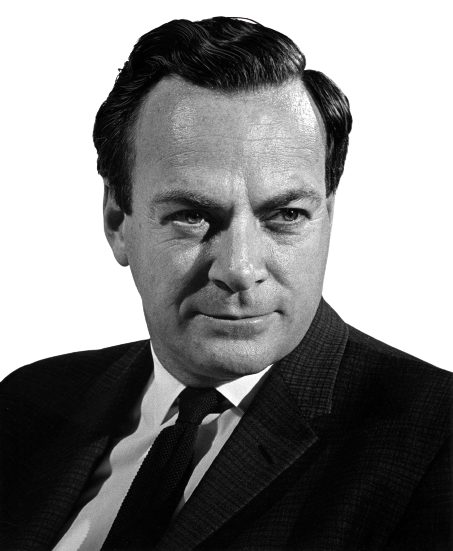 Richard Feynman肖像。