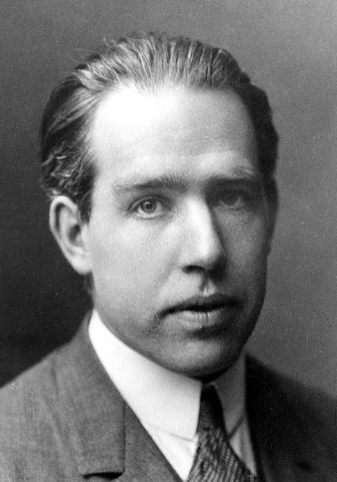 Niels Bohr的肖像。